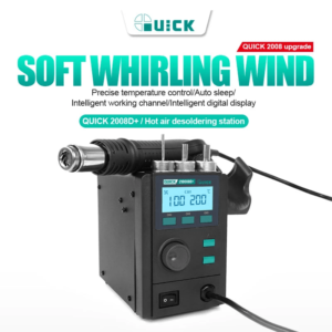 QUICK 2008D+ ORIGINAL LEAD FREE HOT AIR STATION